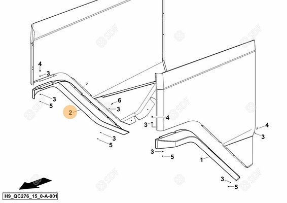 Pièces agricoles - Cabine et structure - PROTECTION