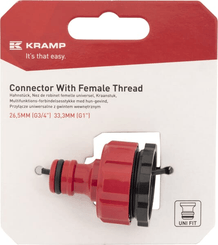 Pièces agricoles - Hydraulique - Raccord femelle pour robinet 3/4"-1"