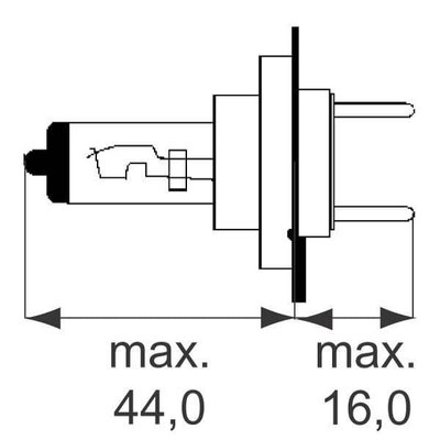 Pièces agricoles - Eclairage - Ampoule 12V 55W H7 PX26d