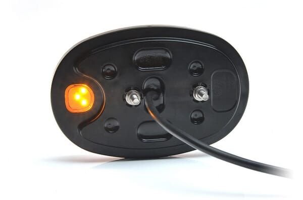 Pièces agricoles - Eclairage - Feu avant multifonction LED, ovale, avec répétiteur, 12-24 V, 136,4 x 91 x 40 mm