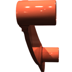 Pièces agricoles - Pièce divers - milieu du guidon -peint-