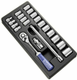 Module d'outils EXPERT douilles et cliquet 1/2'' - plateau plastique