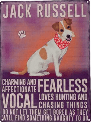 Objets publicitaires - Objets publicitaires divers - Plaque jack russel
