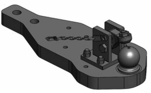 Pièces agricoles - Tracteur pièce adaptable - Barre d'attelage renforcée K80® Valtra T4 144, 154, 174e, 194, 214, 234