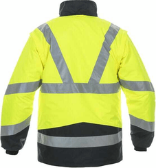 Vêtements et protections - Vêtement  - Parka Oui, jaune-bleu, taille XL, EU : 56 Hydrowear