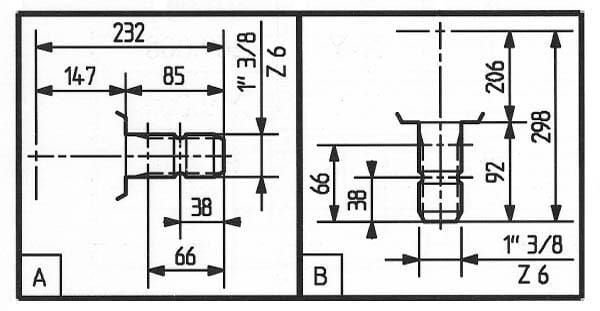 Pièces agricoles - Transmission - Boîte de vitesses T-269B, 3:1 - 39kw