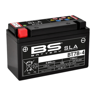 Pièces Quad & Motos - Electrique - Batterie BS BATTERY SLA sans entretien activé usine - BT7B-4