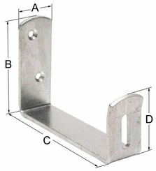 Pièces agricoles - Fasteners - Support d'échelle 2pc.