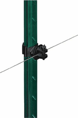 Pièces agricoles - Cloture,Jardin & Sylviculture - Isolateur pinlock T-POST noir
