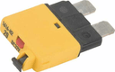 Fusible réinitialisation manuelle thermique 28V 20A longueur 34,4mm jaune E.T.A