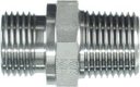 Raccord droit M 3/8" BSP x 1/4" NPT SS