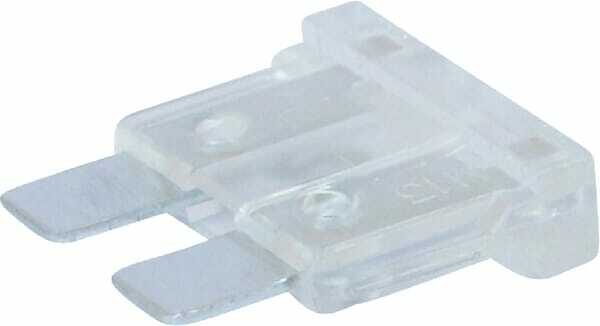 Pièces agricoles - Eclairage - Fusible lame standard 25A longueur 20mm blanc pack 100x iMaXX