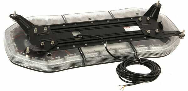 Pièces agricoles - Eclairage - Barre lumineuse LED, 100W, 12-24V, ambre, à boulonner, 762mm, Kramp
