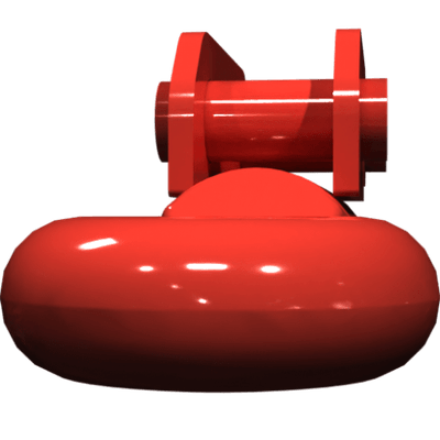 Pièces agricoles - Pièce divers - Oeil de remorquage 50-peint-