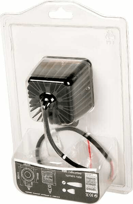 Pièces agricoles - Eclairage - Phare de travail LED carré 10W 900lm, 10/30V, 66x65mm longue portée, 1 LED, gopart