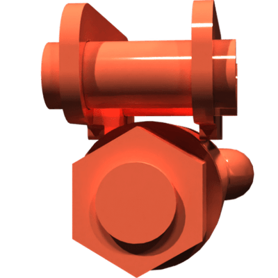 Pièces agricoles - Pièce divers - Oeil de remorquage 50-peint-