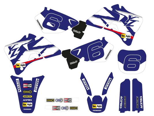 Pièces Quad & Motos - Equipement véhicule - Kit déco TECNOSEL Team Yamaha 1998