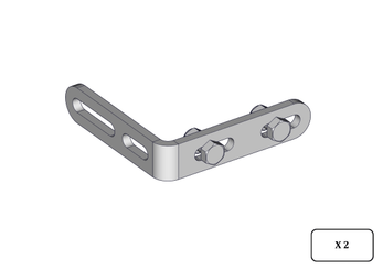 Materiels - Accessoires 0Kg-5Kg - EQUERRE POUR FIXATION SURLOCK