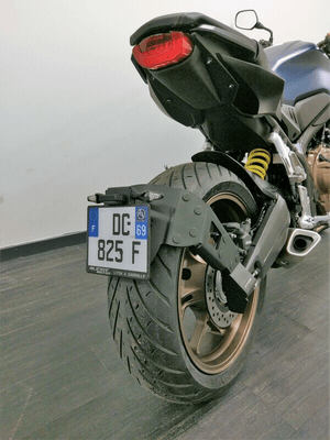 Pièces Quad & Motos - Equipement véhicule - Support de plaque ACCESS DESIGN ''ras de roue'' noir Honda CB650R
