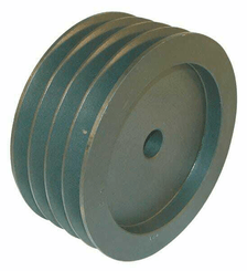 Pièces agricoles - Transmission - Poulie pour courroie trapézoïdale 4 rainures A ou SPA diamètre 205.50 mm Kramp