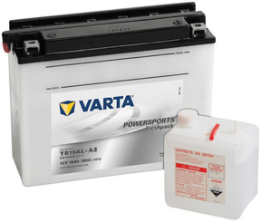 Pièces agricoles - Eclairage - Batterie 12V 16Ah 180A Sports motorisés Freshpack VARTA