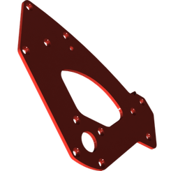 Pièces agricoles - Pièce divers - plaque latérale D -peinte-