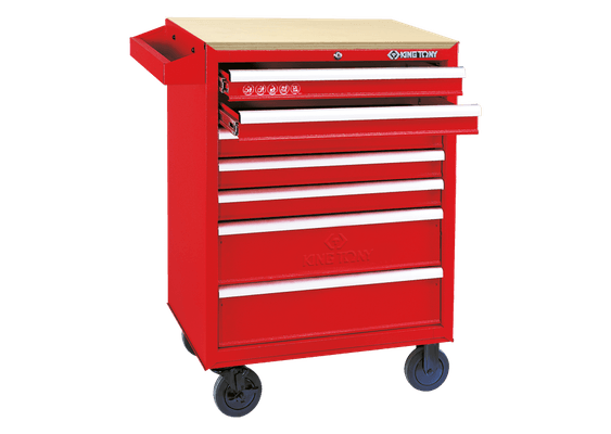 Outils - Outils divers - Servante d'atelier 7 tiroirs 874347B avec plateau bois