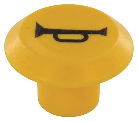 Pièces agricoles - Eclairage - Symbole, Klaxon, rond, jaune