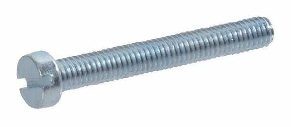Pièces agricoles - Fasteners - Vis à tête cylindrique fendue large M4x16 galv.