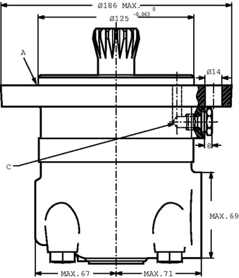 Pièces agricoles - Hydraulique - Moteur Orbit court(e)