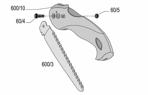 Pièces agricoles - Cloture,Jardin & Sylviculture - Lame de rechange Felco 600/3