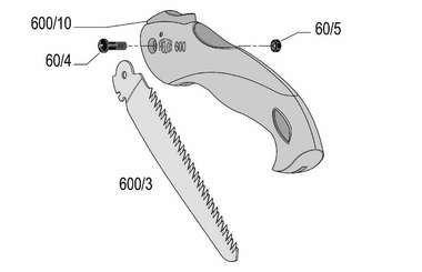 Pièces agricoles - Cloture,Jardin & Sylviculture - Lame de rechange Felco 600/3