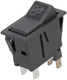 Interrupteur à bascule, I-0, marche-arrêt, 12V, 4 broches, traction avant