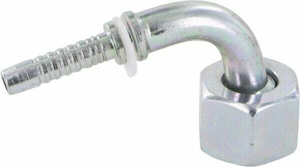 Pièces agricoles - Hydraulique - Raccord 90° DN6-M20x150