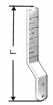 Pièces agricoles - Travail du sol - Tige pour rasette 30 x 10 mm