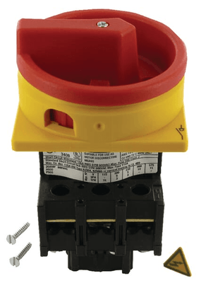 Pièces agricoles - Electricité - Main switch 25A, 3P, RD/YE