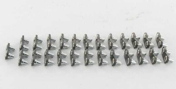 Pièces agricoles - Jardin et forêt pièce adaptable - Maillon attache rapide mâle .325" 1.5mm (x 25)
