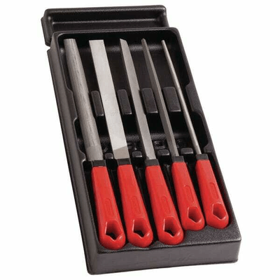 Outils - Outils divers - Jeu de 5 limes avec manche