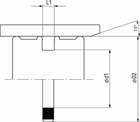 Pièces agricoles - Roulements - Joint piston 60x49x4,2 T714M