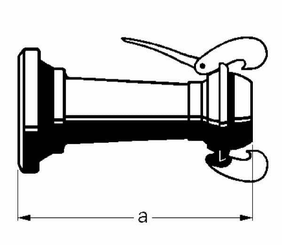 Pièces agricoles - Hydraulique - Réducteur femelle 6", mâle 5" pour Bauer