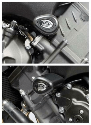 Pièces Quad & Motos - Equipement véhicule - Tampons de protection R&G RACING Aero noir Yamaha
