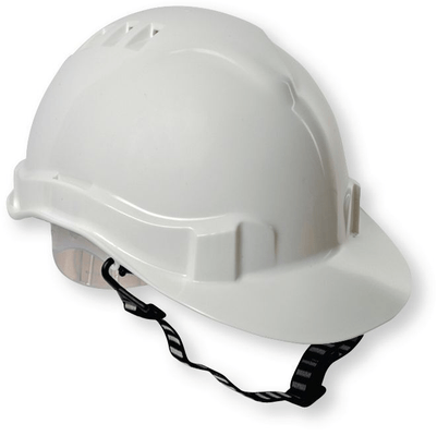 Equipement protection individuelle - Equipement - CASQUE CHANTIER BLANC + JUGUL.