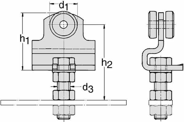 Pièces agricoles - Fasteners - Chariot simple Gr.2