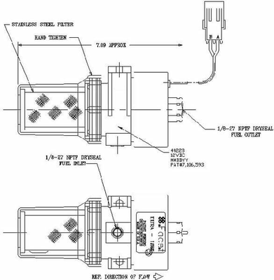 Pièces agricoles - Tracteur pièce adaptable - Pompe d'alimentation en carburant 12V Facet 40223 Dura-Lift (Thermo King 41-7059)
