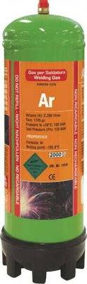Pièces agricoles - Outils atelier - Bouteille jetable - argon 2.2 L