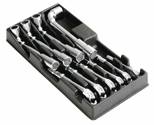 Outils - Outils divers - 10 cles a pipe debouchees