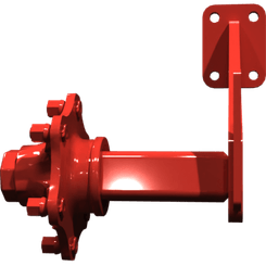 Pièces agricoles - Pièce divers - Bras simple gauche soudé -peint-