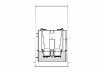 Materiels - Accessoires 30Kg-50Kg - FACADE CASE A VEAU EASY CLEAN COMPLETE