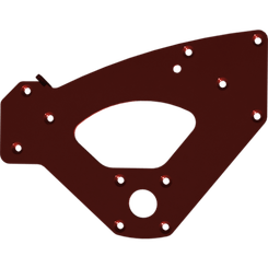 Pièces agricoles - Pièce divers - plaque latérale D.H. -peinte-