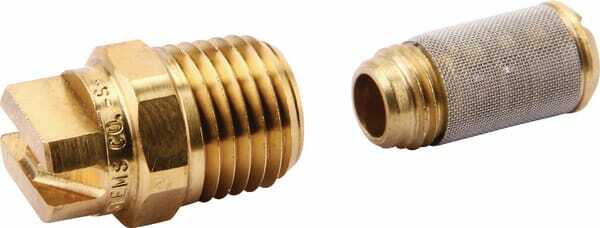 Pièces agricoles - Pièce Pulvérisateur - Buse à jet plat H14VV 80° 67 dorée laiton TeeJet